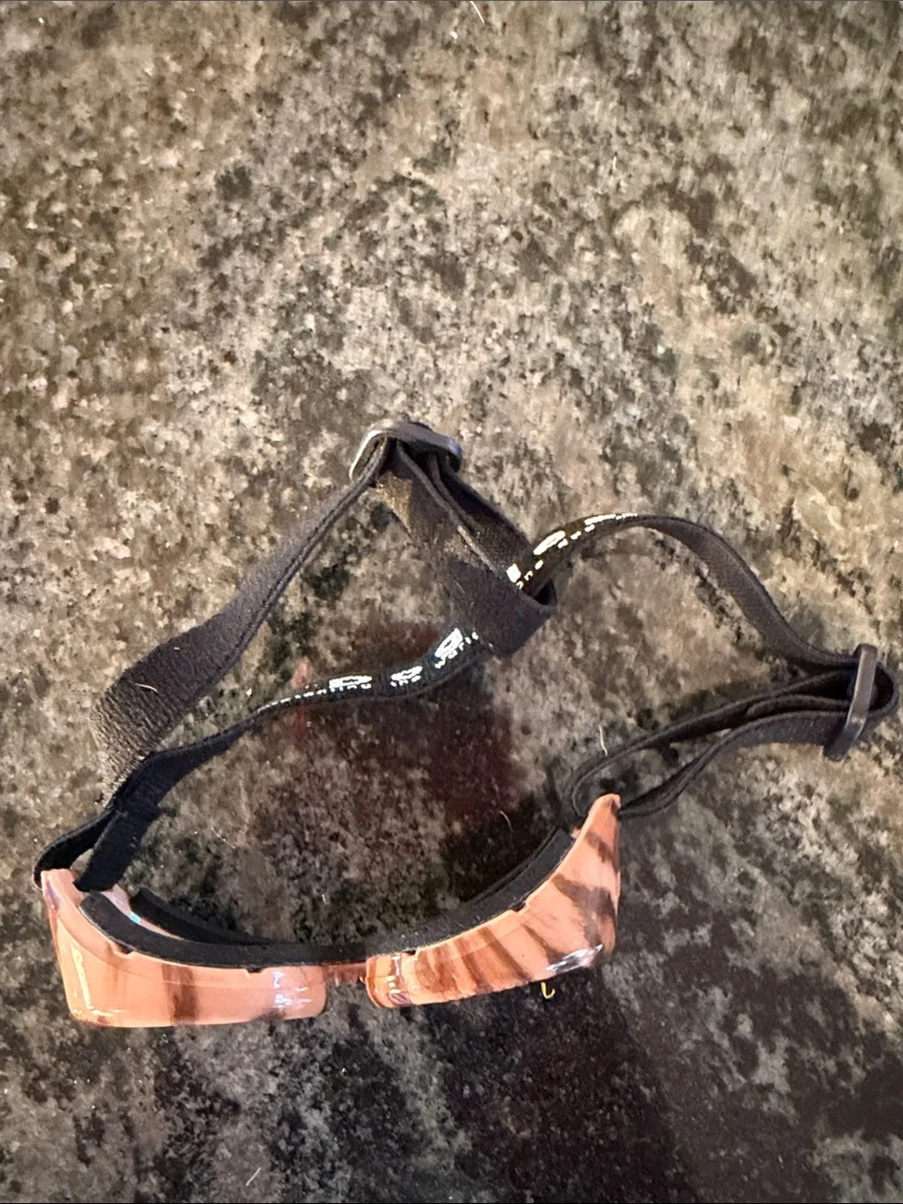 Brown dog  Doggles with UV Protection